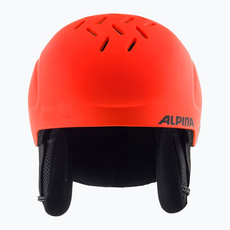 Casco da sci Alpina Pizi per bambini neon/arancio opaco 10