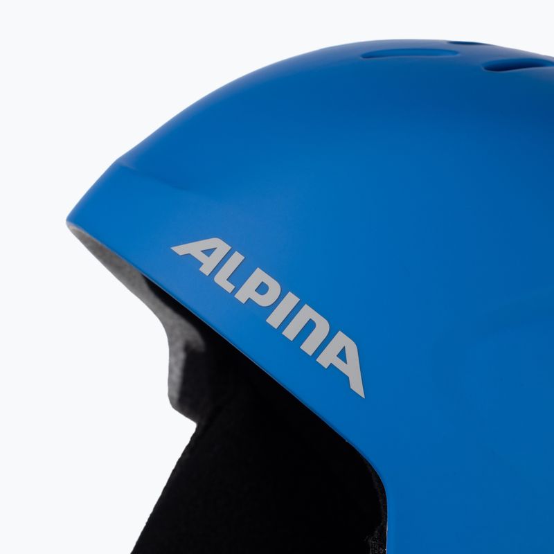 Casco da sci Alpina per bambini Pizi blu opaco 9