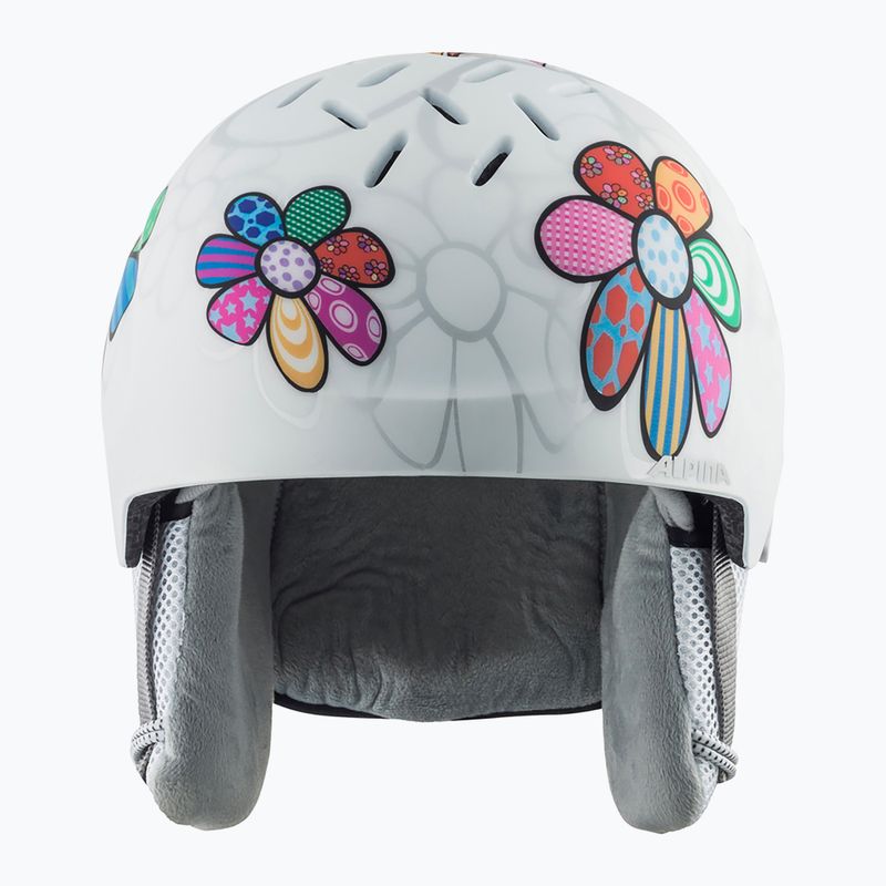 Casco da sci per bambini Alpina Pizi patchwork/fiore opaco 10