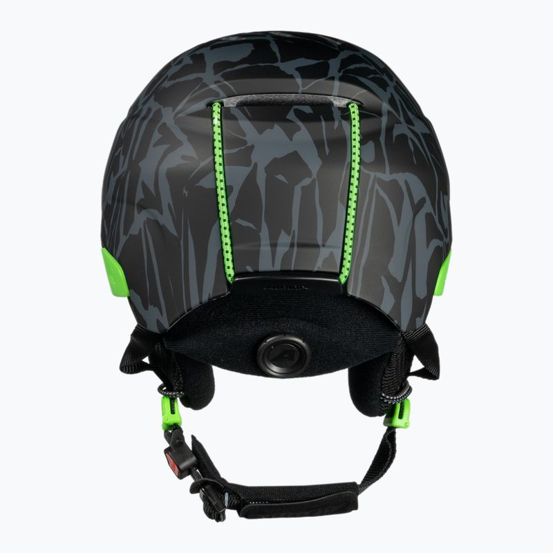 Casco da sci Alpina Pizi per bambini nero/verde camo opaco 3