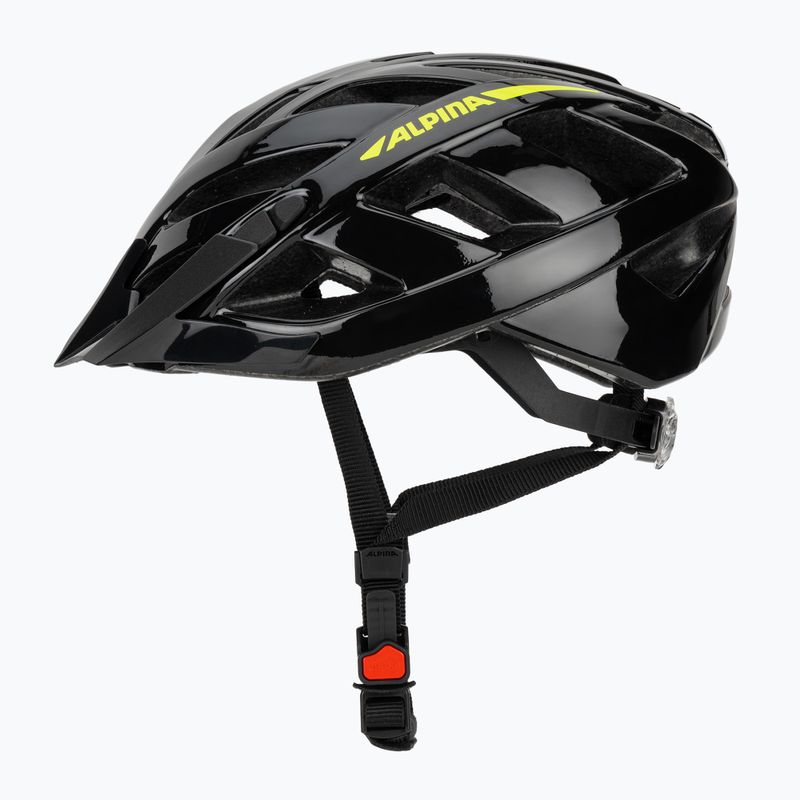 Casco da ciclismo Alpina Panoma 2.0 black/neon yellow gloss 3