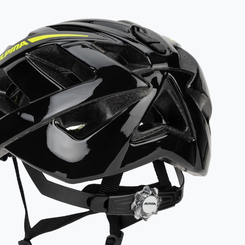 Casco da ciclismo Alpina Panoma 2.0 black/neon yellow gloss 8