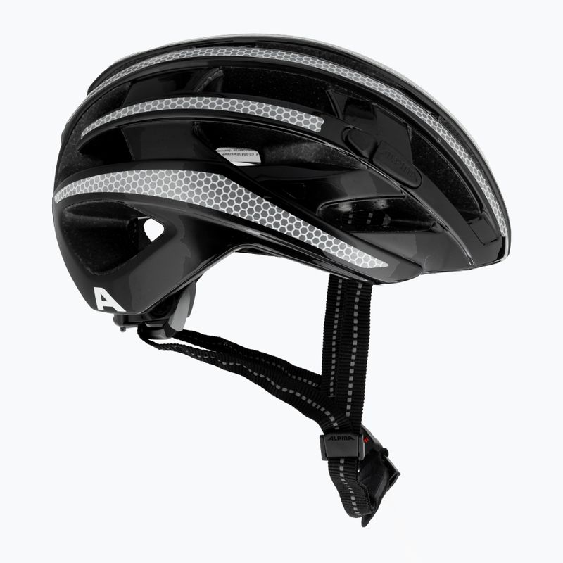 Casco da bici Alpina Ravel Reflective nero lucido 4