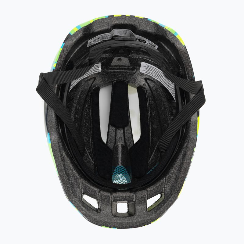 Casco da bici Alpina Pico per bambini verde neon/blu lucido 5