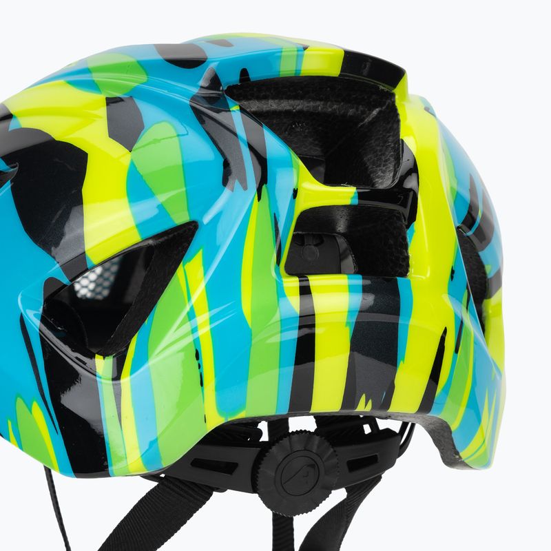 Casco da bici Alpina Pico per bambini verde neon/blu lucido 8