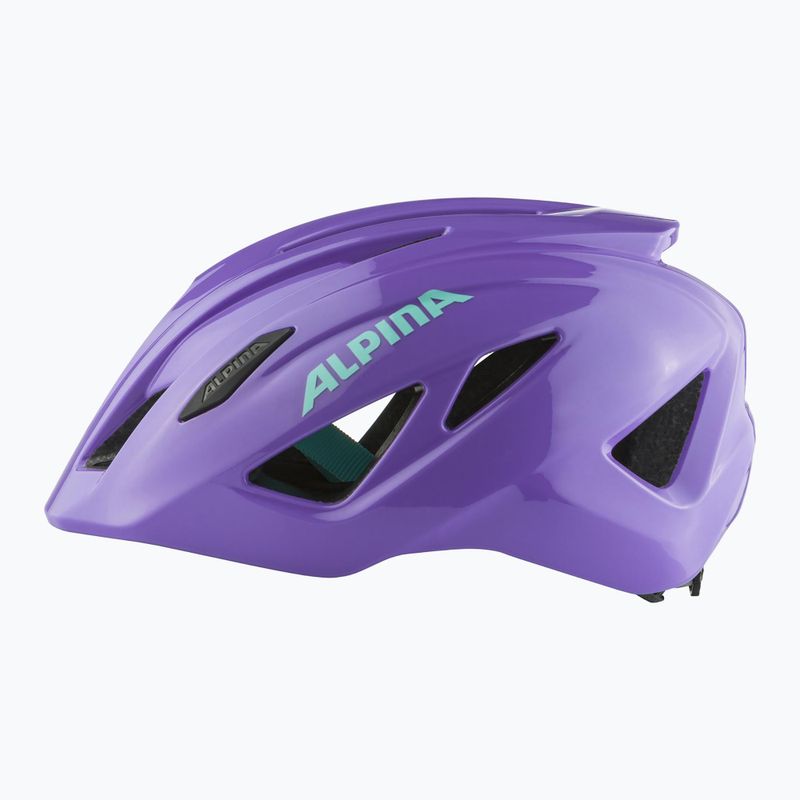 Casco da bicicletta per bambini Alpina Pico viola lucido 6