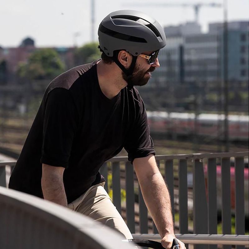 Casco da bici Alpina Soho caffè/grigio opaco 6