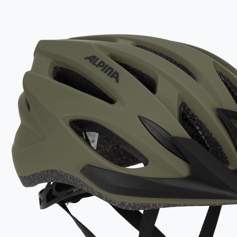 Casco da bici Alpina MTB 17 oliva opaco 7