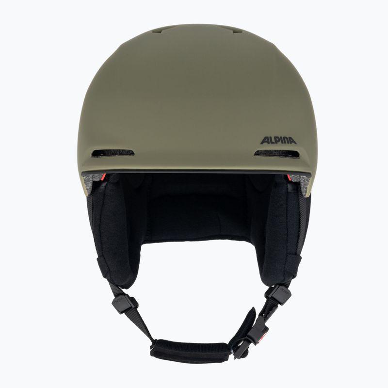 Casco da sci Alpina Brix oliva opaco 2