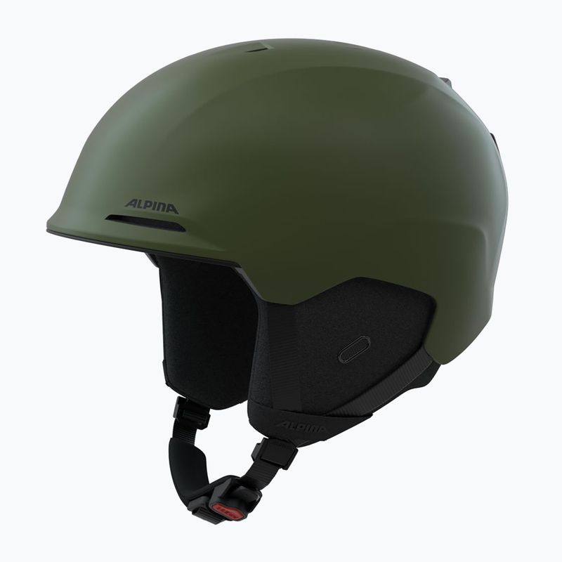 Casco da sci Alpina Brix oliva opaco 6