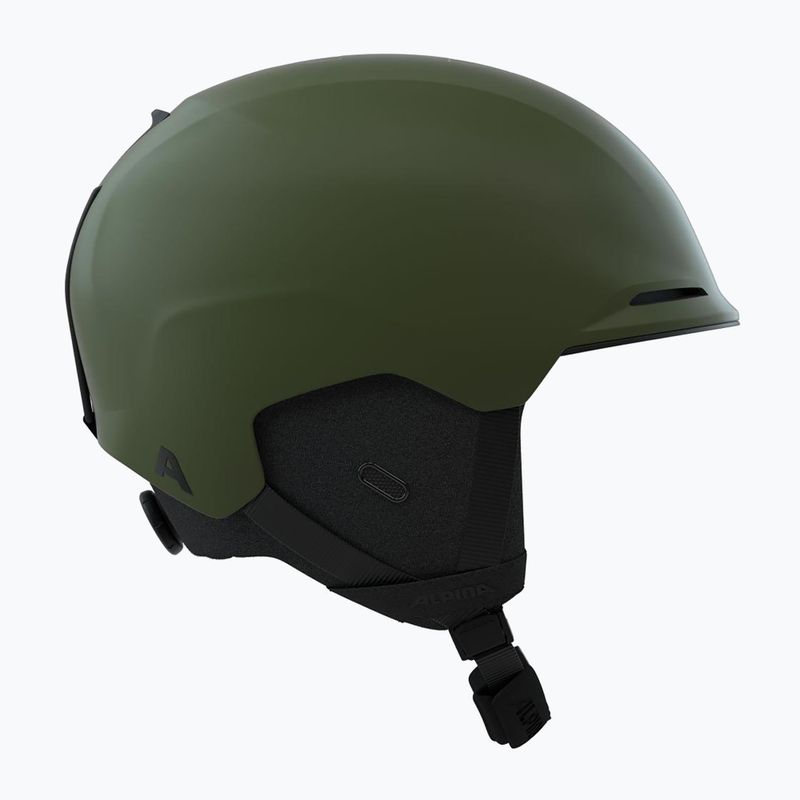 Casco da sci Alpina Brix oliva opaco 9