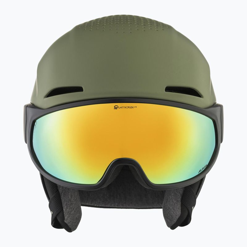 Casco da sci Alpina Alto Q-Lite oliva opaca 7