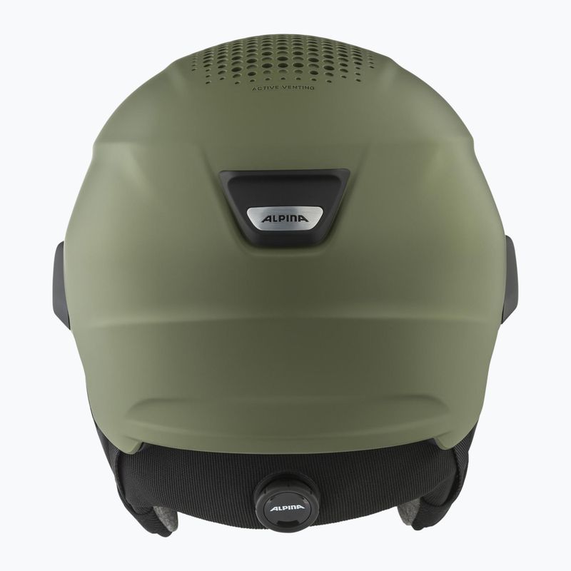 Casco da sci Alpina Alto Q-Lite oliva opaca 8
