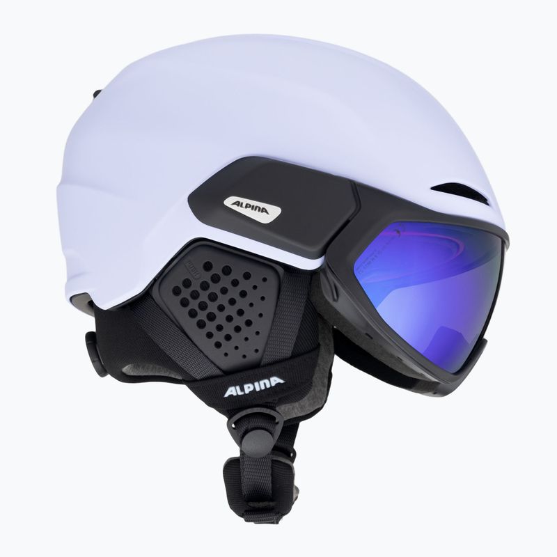Casco da sci Alpina Alto Q-Lite lilla/nero opaco 4