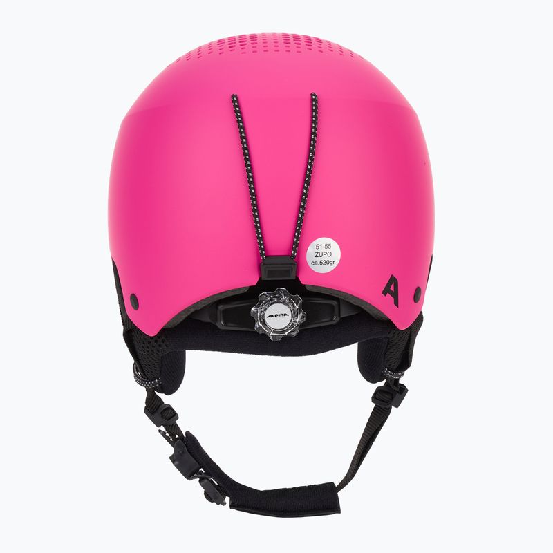 Casco da sci Alpina per bambini Zupo rosa opaco 4