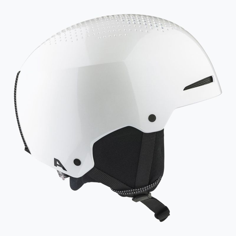 Casco da sci Alpina Arber bianco/metallico lucido 8