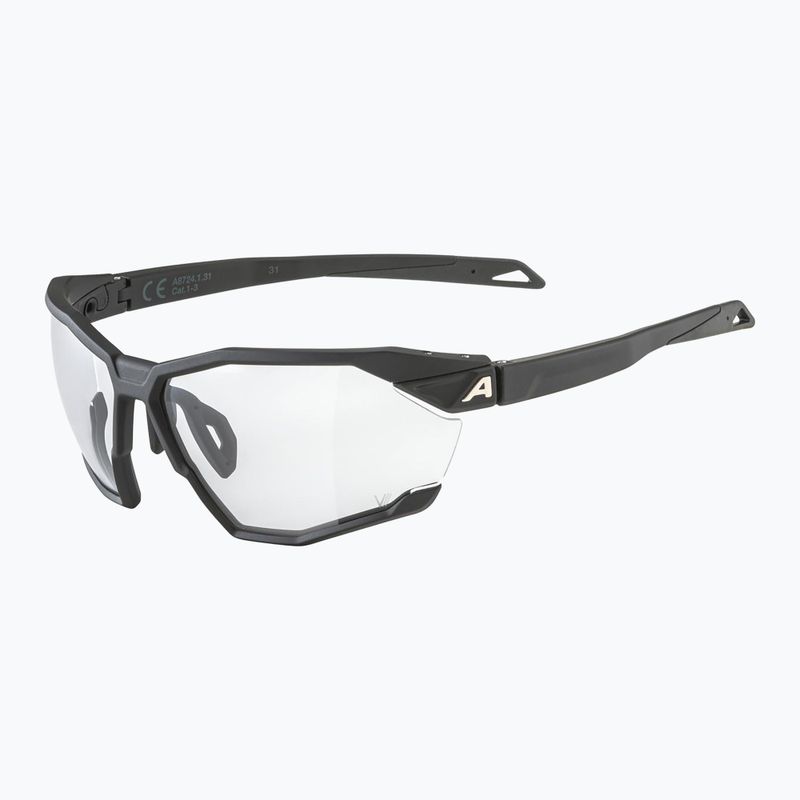 Occhiali da sole Alpina Twist Six V nero opaco/nero 5