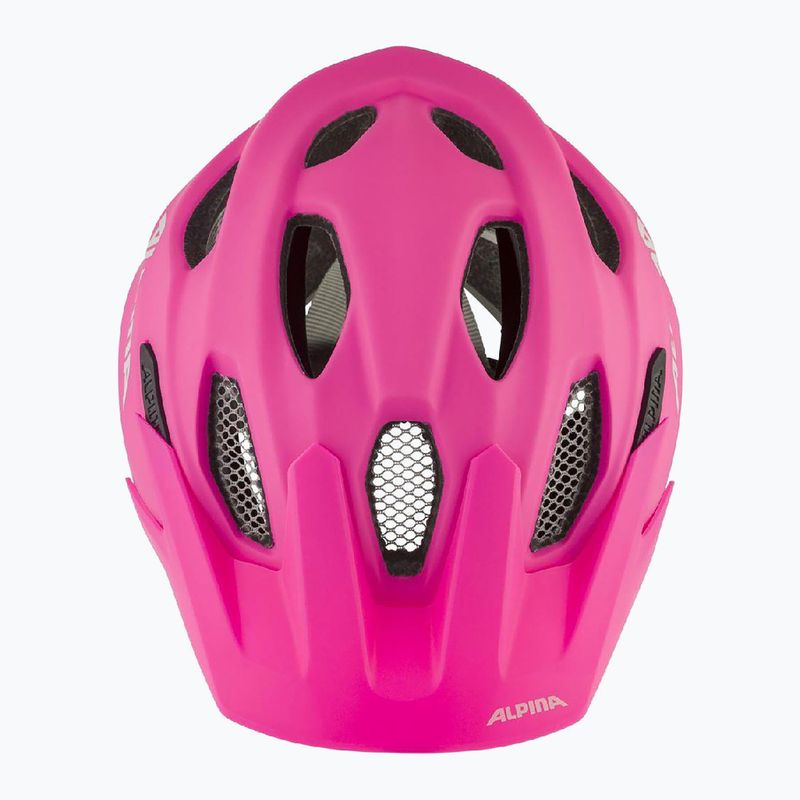 Casco da bici Alpina per bambini Carapax rosa shocking opaco 3