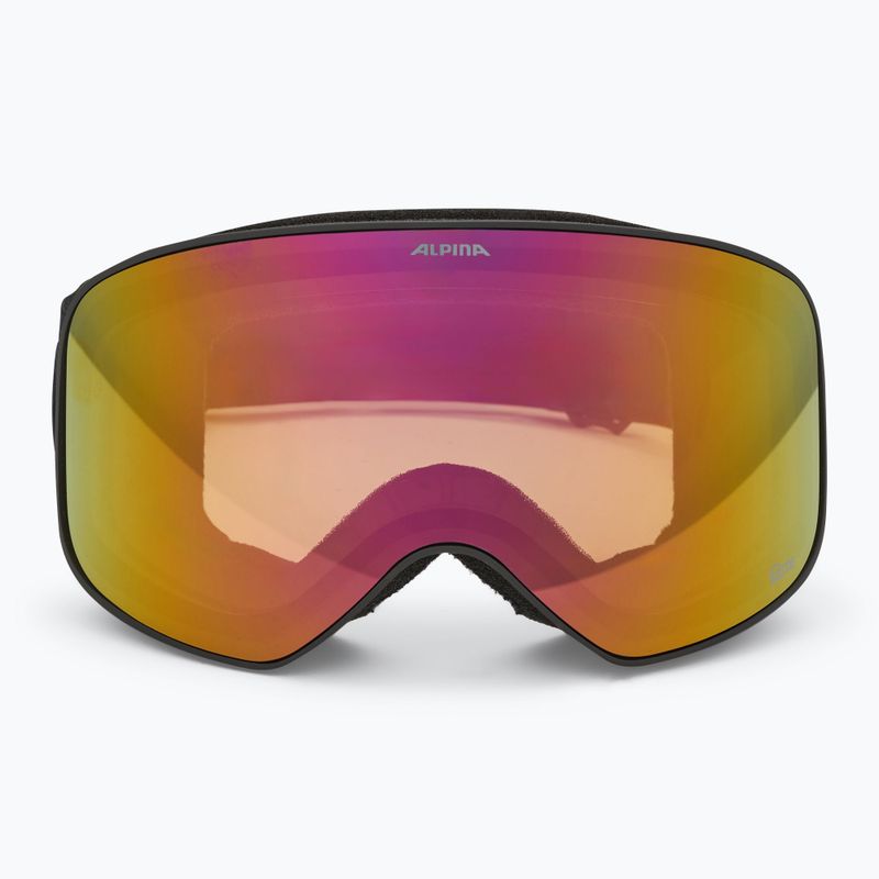 Occhiali da sci Alpina Slope Q-Lite nero opaco/rosso 2