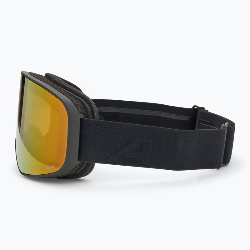 Occhiali da sci Alpina Slope Q-Lite nero opaco/rosso 4