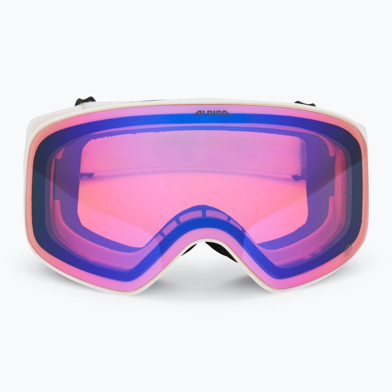 Occhiali da sci Alpina Ladis QM bianco opaco/blu 2