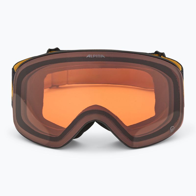 Occhiali da sci Alpina Ladis Q nero/ oro opaco/ oro 2