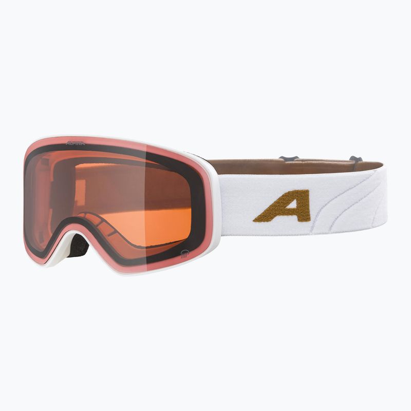 Occhiali da sci Alpina Ladis Q bianco/ oro opaco/ oro 5