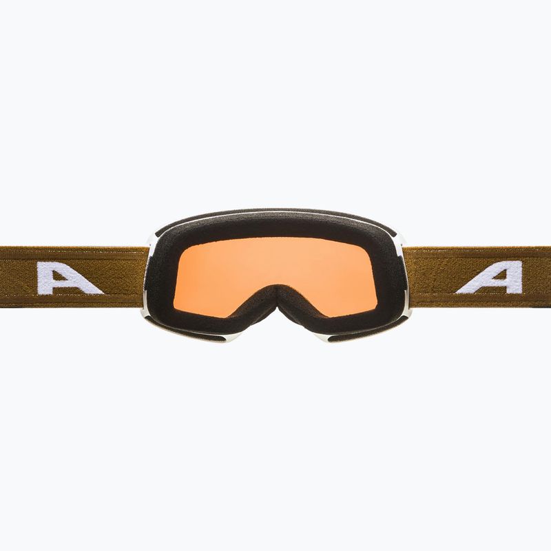 Occhiali da sci Alpina Ladis Q bianco/ oro opaco/ oro 7