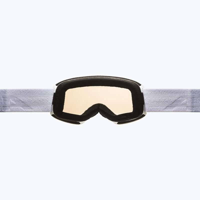 Occhiali da sci Alpina Fernie Q-Lite bianco opaco/oro per bambini 7