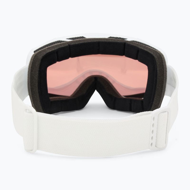 Occhiali da sci Alpina Taos QV bianco opaco/oro 3