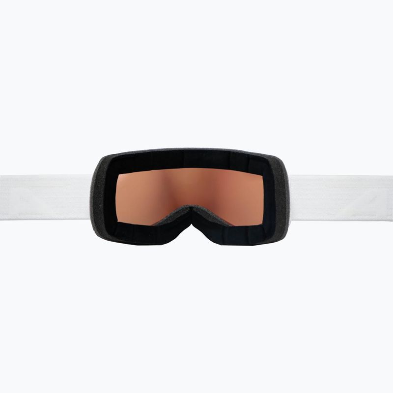 Occhiali da sci Alpina Taos QV bianco opaco/oro 7