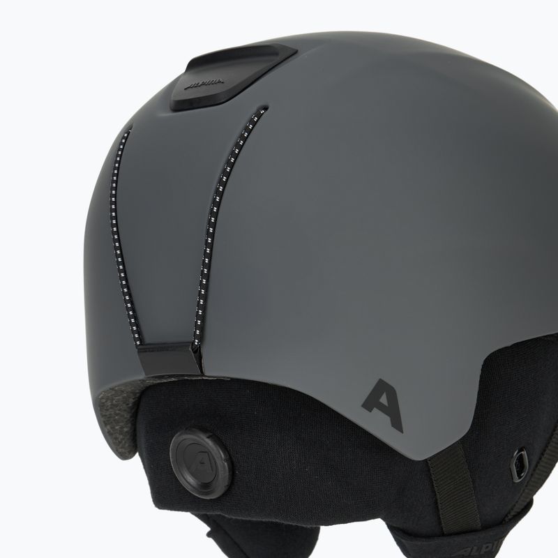 Casco da sci Alpina Brix mezzanotte/grigio opaco 8