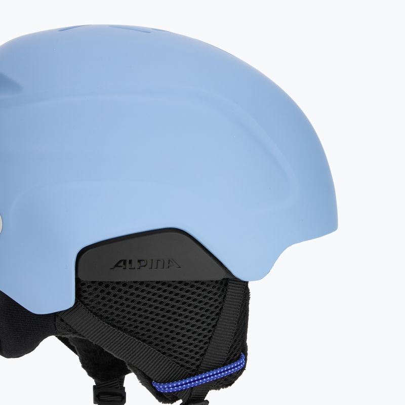 Casco da sci Alpina Pizi per bambini fumo/blu opaco 7