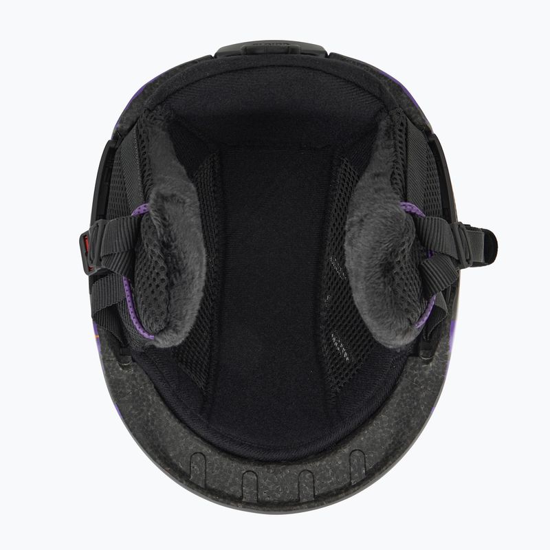 Casco da sci Alpina Pizi mezzanotte/grigio leo opaco per bambini 5