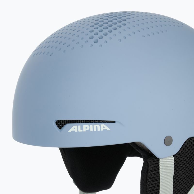 Casco da sci Alpina per bambini Zupo fumo/blu opaco 7