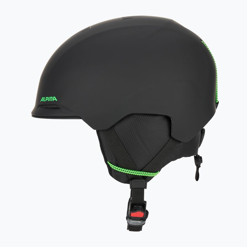 Casco da sci Alpina Brix per bambini nero/neon opaco 3