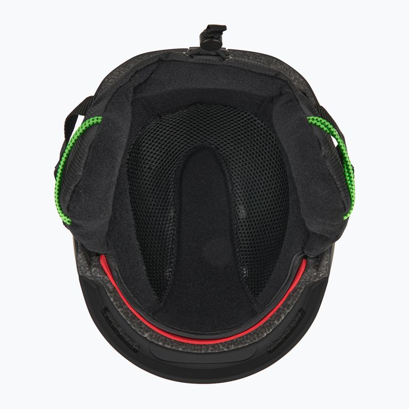 Casco da sci Alpina Brix per bambini nero/neon opaco 5