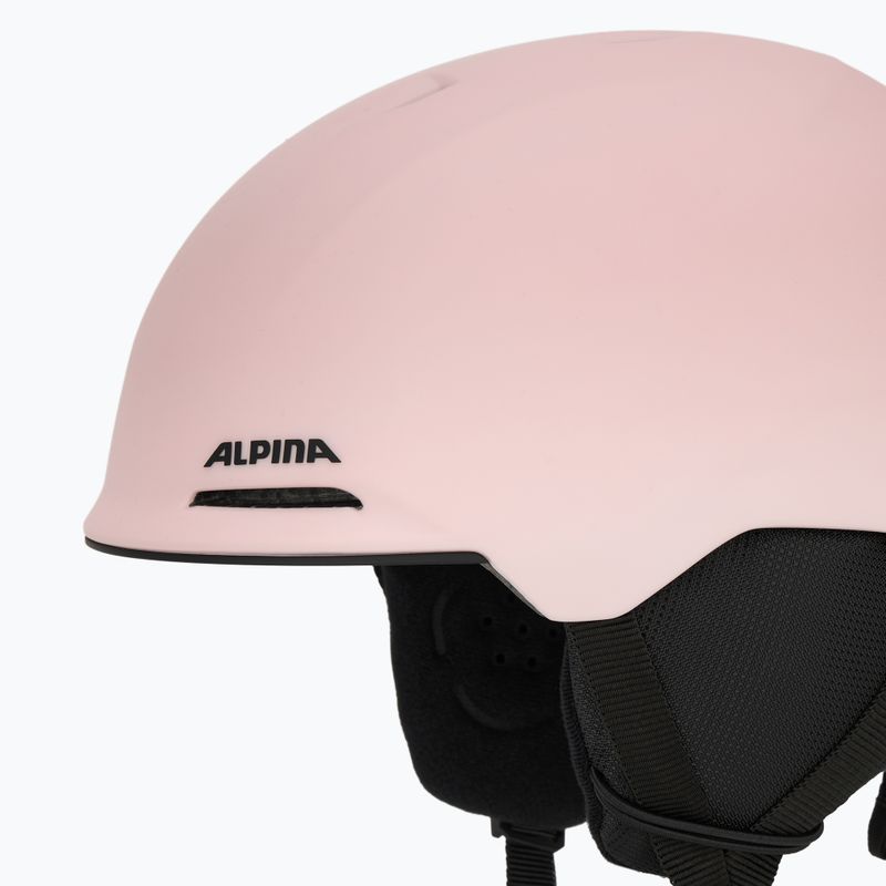 Casco da sci per bambini Alpina Brix light/ rose matt 7