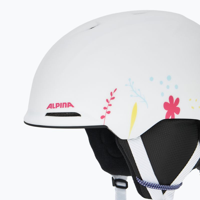 Casco da sci Alpina Brix per bambini bianco/grafica opaca 7