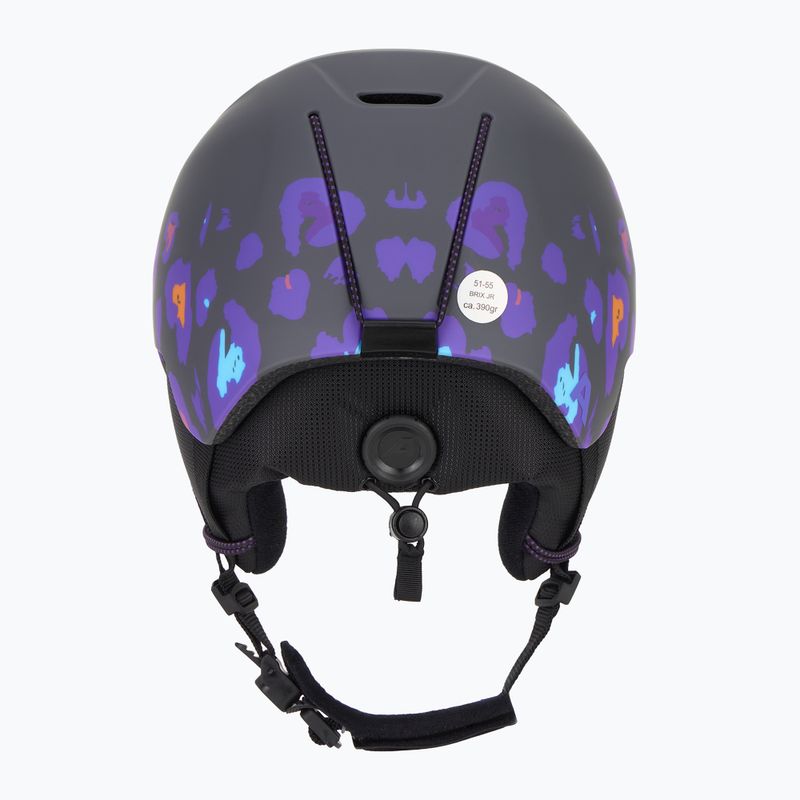 Casco da sci Alpina Brix mezzanotte/grigio leo opaco per bambini 4