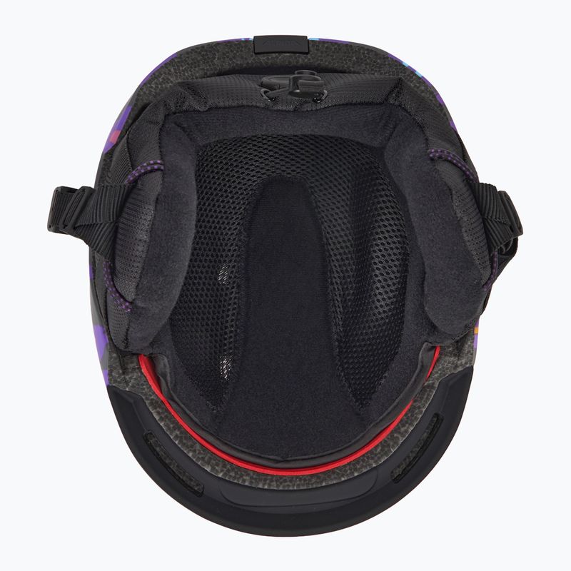 Casco da sci Alpina Brix mezzanotte/grigio leo opaco per bambini 5