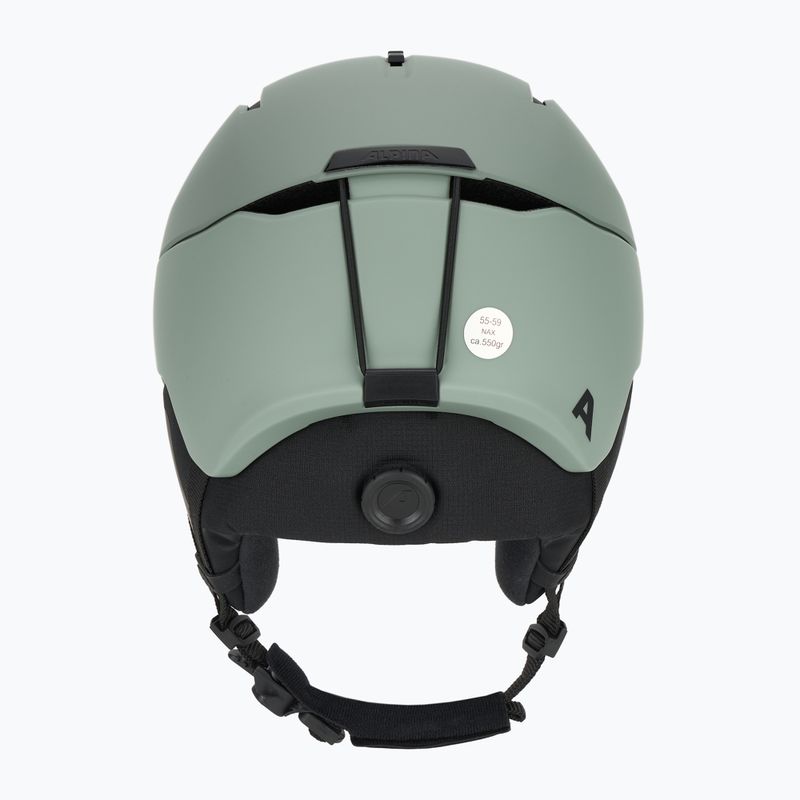Casco da sci Alpina Nax salice/verde opaco 4