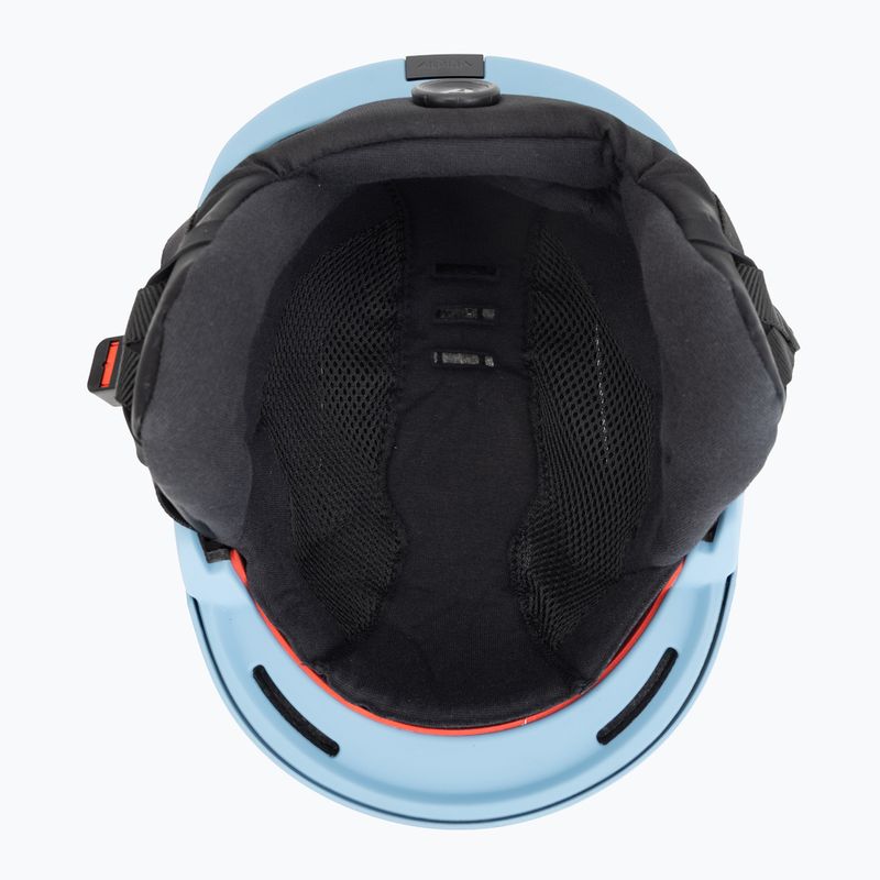 Casco da sci Alpina Nax fumo/blu opaco 5