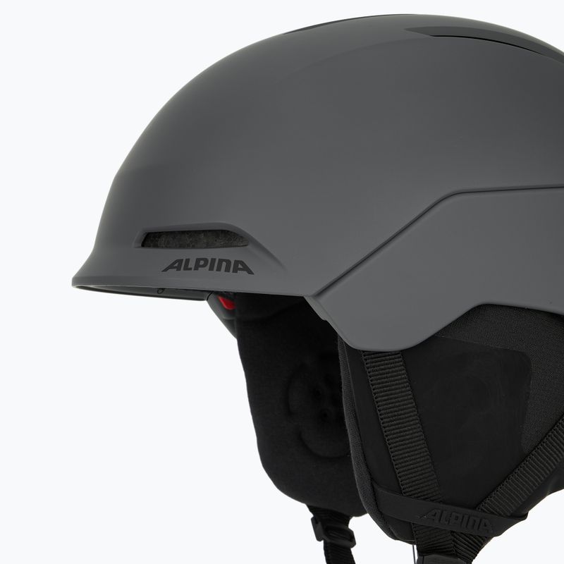 Casco da sci Alpina Nax mezzanotte/grigio opaco 7