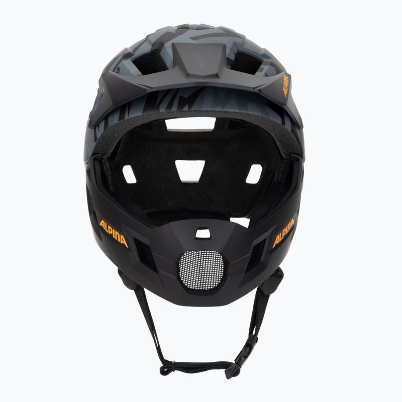 Casco da bici Alpina per bambini Rupi nero camo/arancio opaco 2