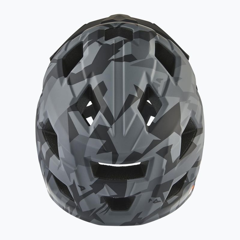 Casco da bici Alpina per bambini Rupi nero camo/arancio opaco 3