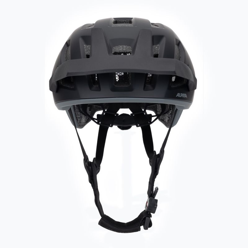 Casco da bici Alpina Taunus nero/grigio opaco 2
