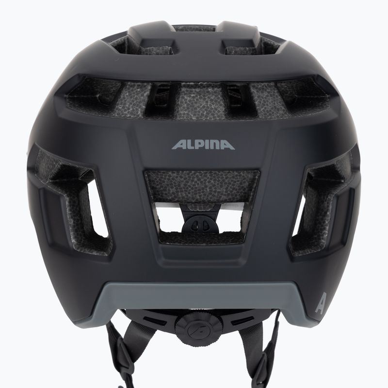 Casco da bici Alpina Taunus nero/grigio opaco 5