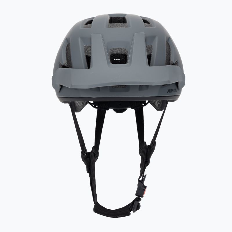 Casco da bici Alpina Taunus grigio notte/nero opaco 2