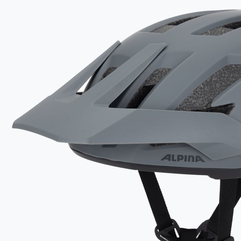 Casco da bici Alpina Taunus grigio notte/nero opaco 7